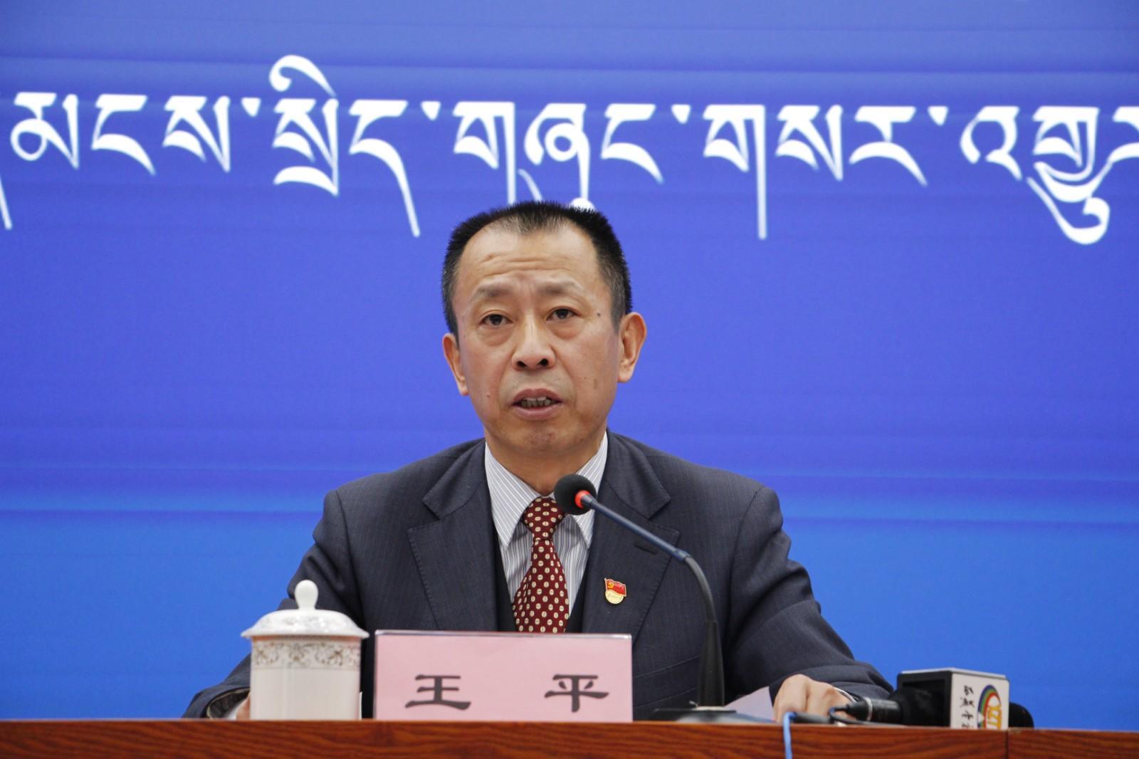新聞發(fā)言人：西藏自治區(qū)水利廳黨組成員、副廳長(zhǎng)王平.JPG